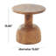 Table d'appoint en bois Claymon-366927717
