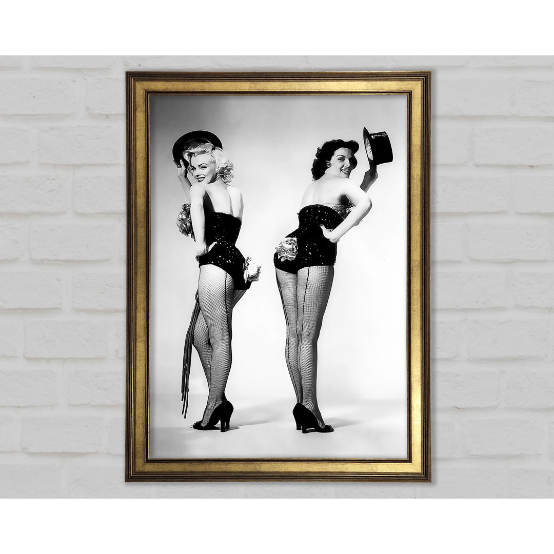 Marilyn Monroe Gentlemen Prefer Blonds - Einzelner Bilderrahmen Kunstdrucke