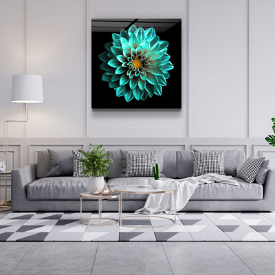 Superbe peinture décorative en verre trempé de 19,7 po x 19,7 po | 100% verre trempé, épaisseur: 0,16 pouce | Impression UV pour des couleurs éclatantes | Parfait pour la décoration intérieure, le salon ou le bureau