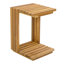 Ensemble de conversation d'extérieur en bois d'acacia avec coussins amovibles 2 pièces Zyla