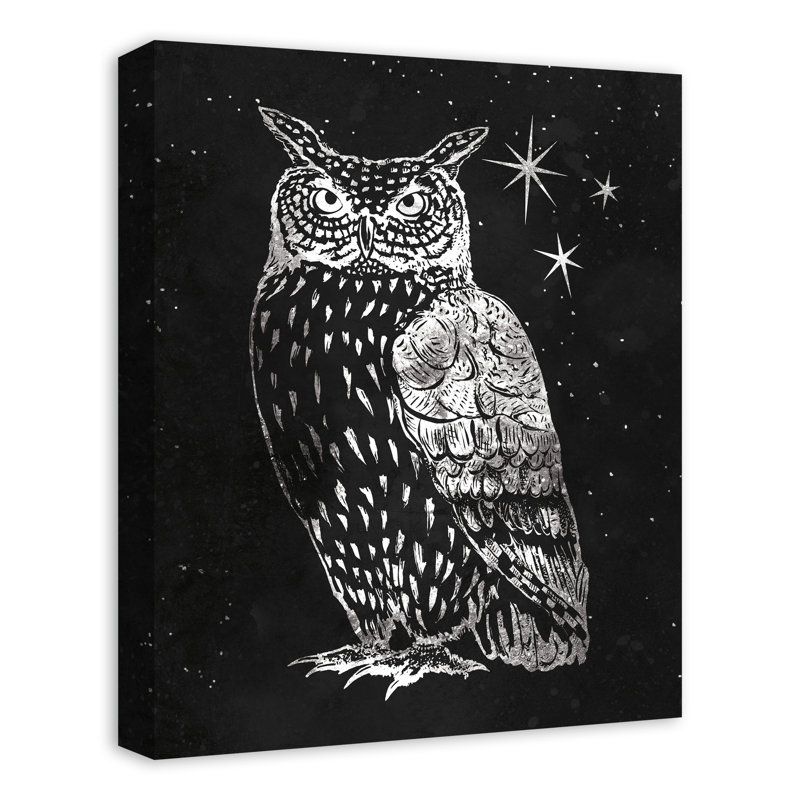 « night hibou », impression sur toile
