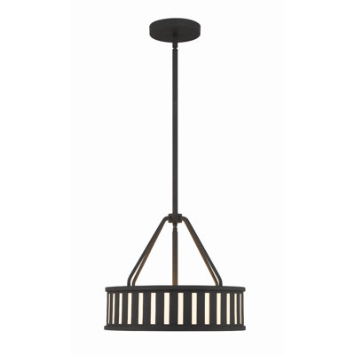 Luminaire suspendu tambour 3 lumières Montoya