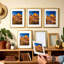 Ensemble de 5 cadres photo 11×14, cadres muraux en PVC avec verre PS et passe-partout sans acide – Affichage horizontal/vertical pour photos, œuvres d'art, certificats-172160204