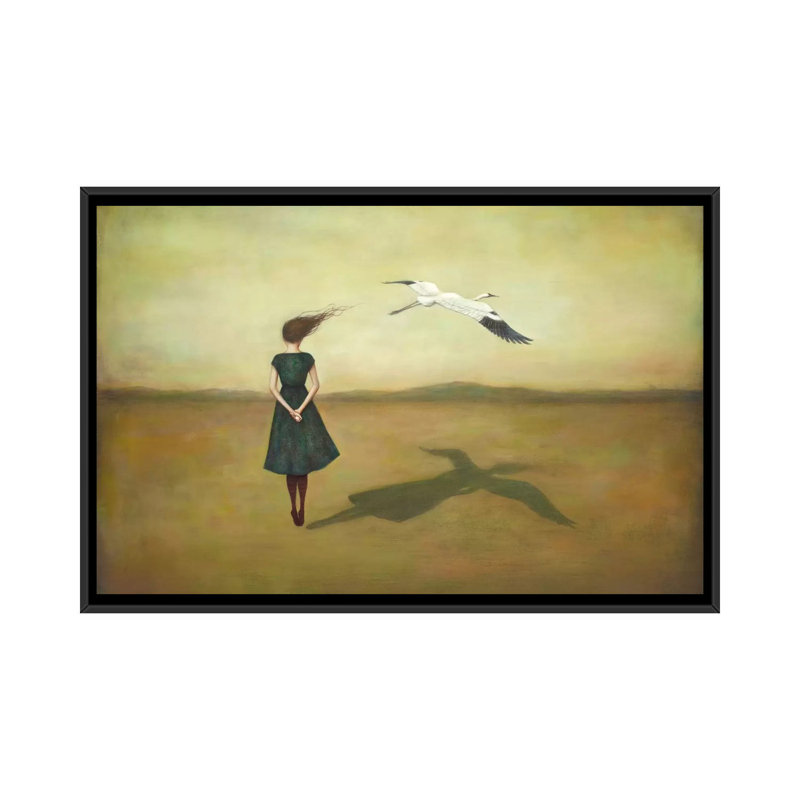 «Escapism» par Duy Huynh - reproduction d'art sur toile tendue, H 18 po x l 26 po x P 1,5 po, Toile encadrée noire