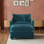 Fauteuil club avec repose-pieds-825413215