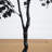 6Ft. Artificial Halloween Black Maple Tree