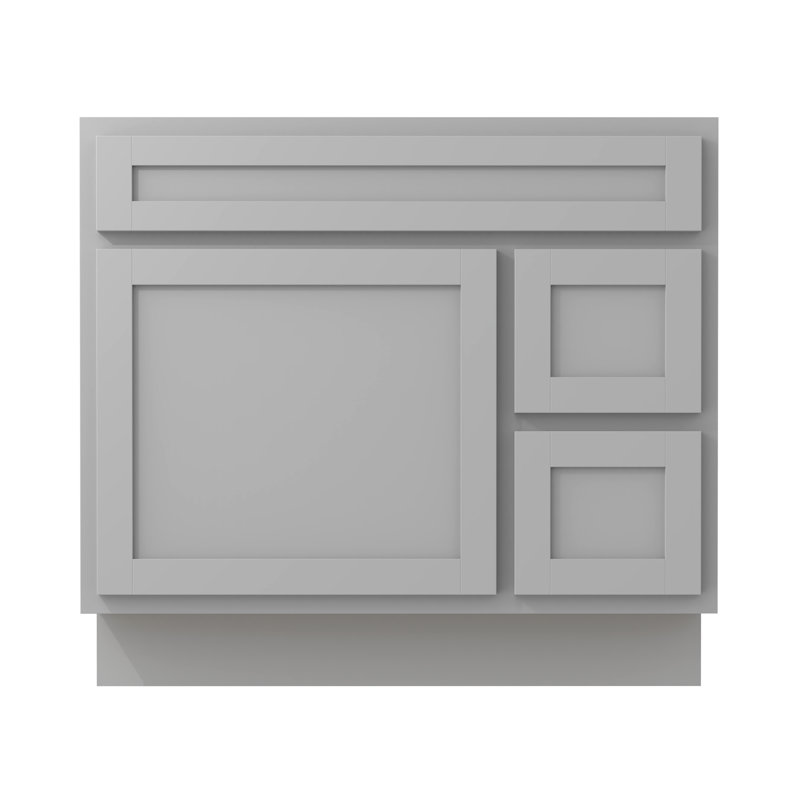Gray 36'' Single Freestanding Bathroom Vanity Base