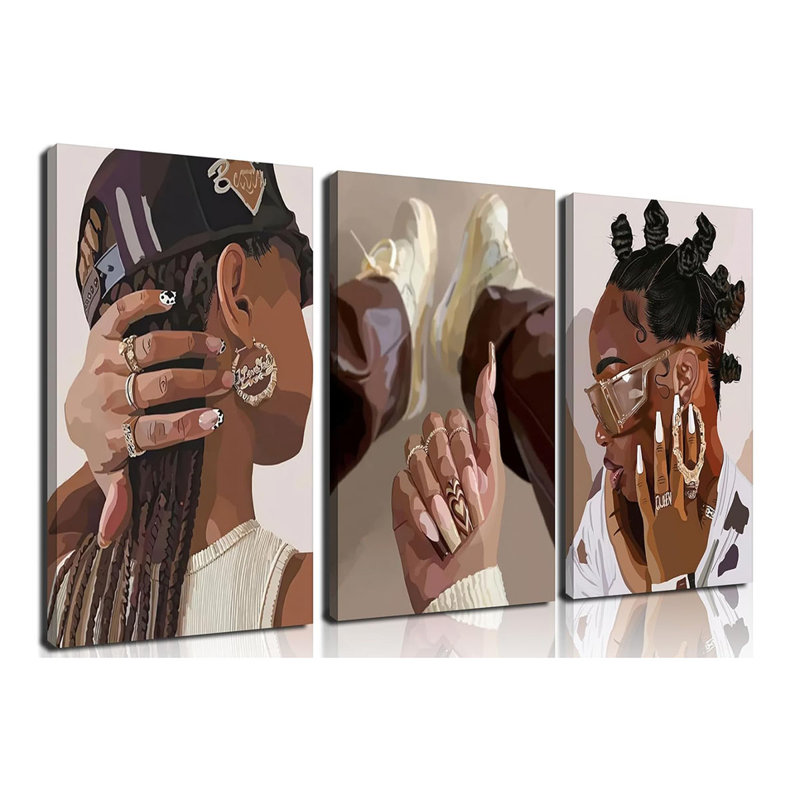 3 Piece Wrapped Canvas Set