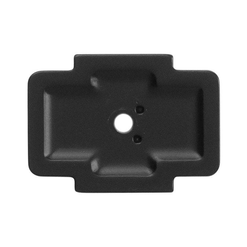 Coventry Knob Backplate, Matte Black