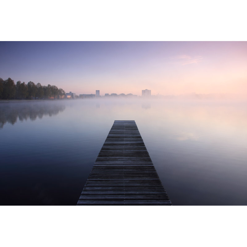 Empty Jetty by SanderStock - Wrapped Canvas Print, 20cm H x 30cm W