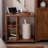 Mobile sideboard storage rack