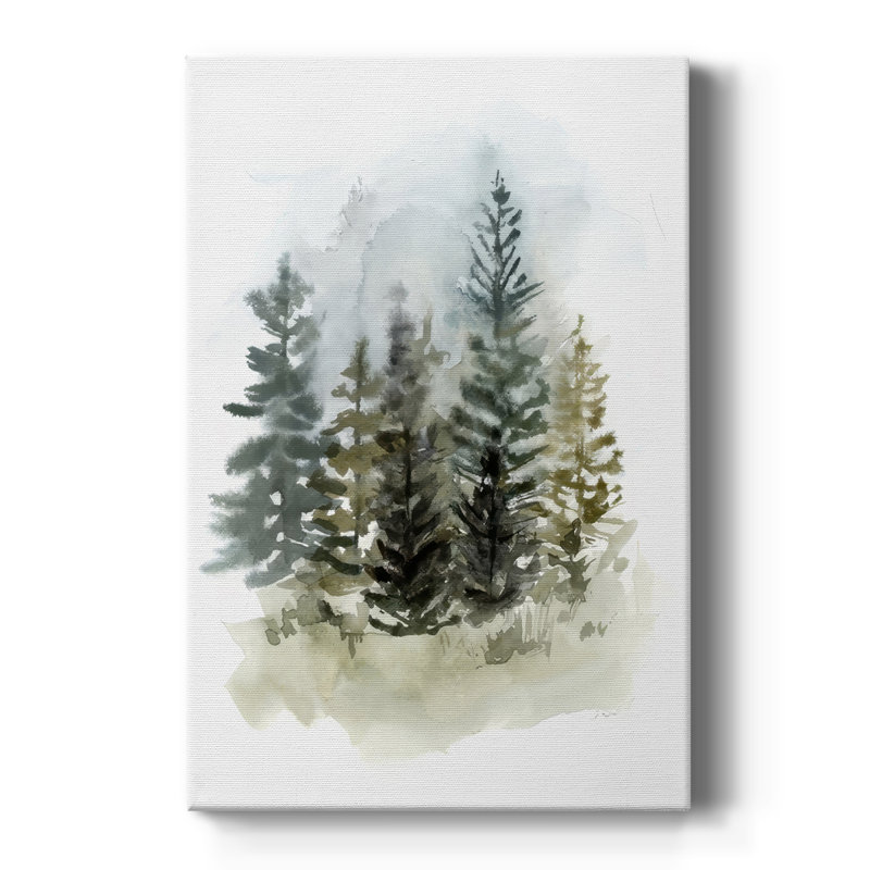 Washeline Treeline II - Cavas enveloppés de galerie, H 27 po x l 18 po