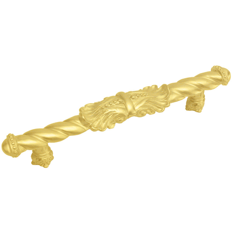 Acanthus 5 inches c.c. large pull Romanesque style in Oil Rub Bronze, Gold, 5"