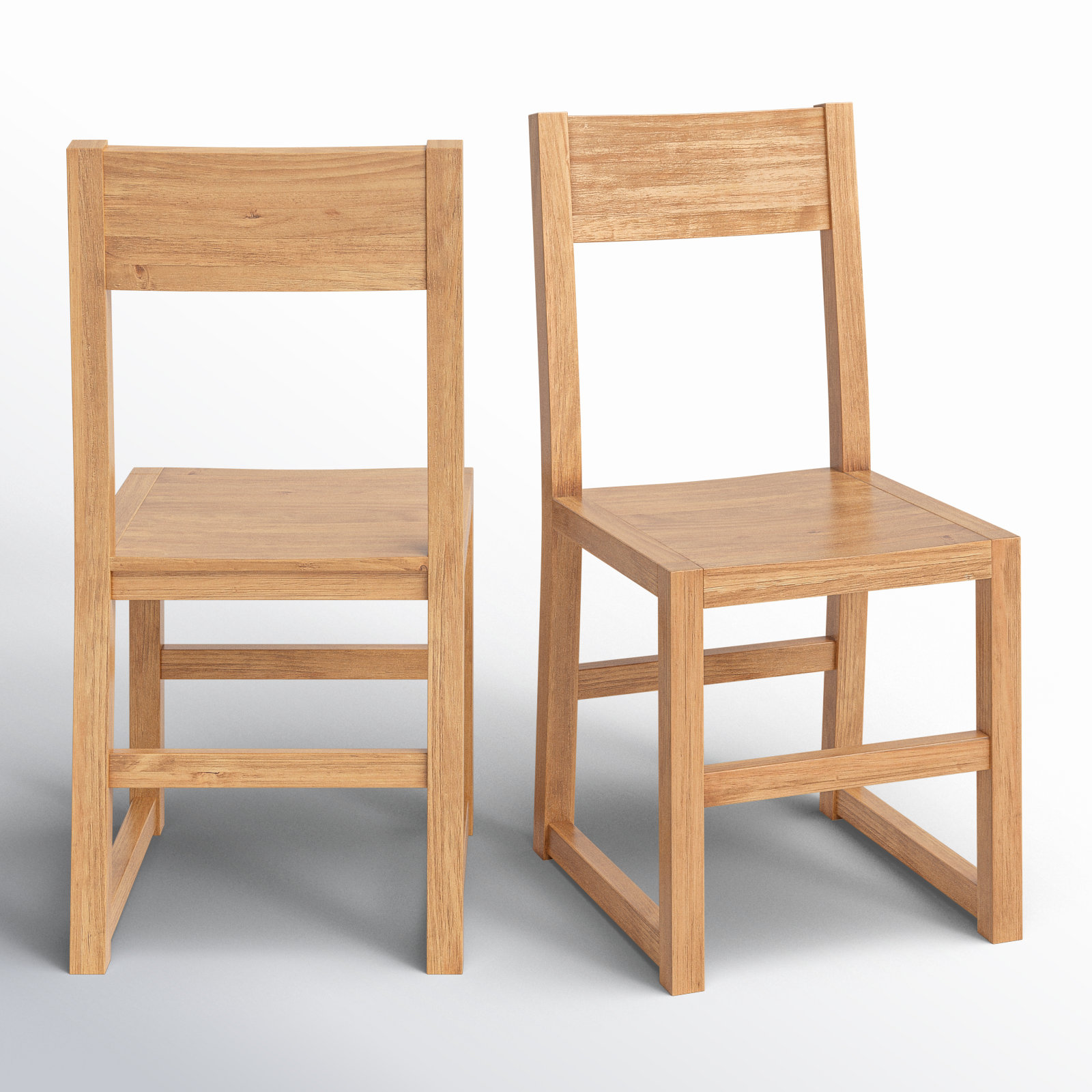 Modica Pine Side Chair, Natural