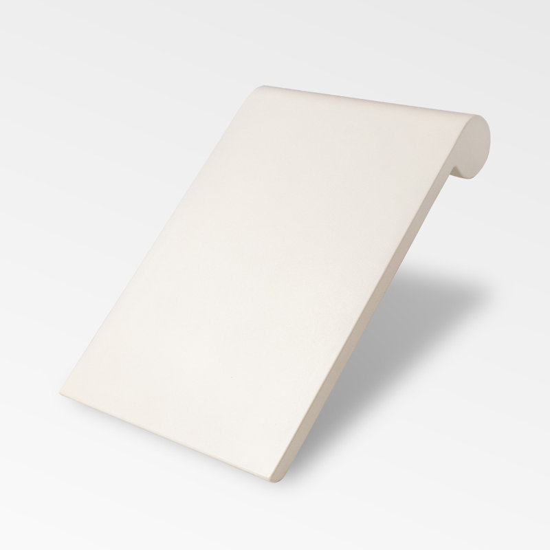 Freestanding Bath Pillow, Matte White
