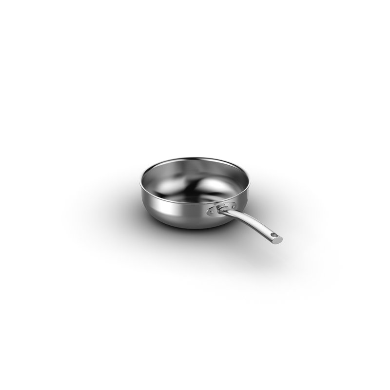 3.5 Quarts Stainless Steel Saute Pan, 2.2 qt.