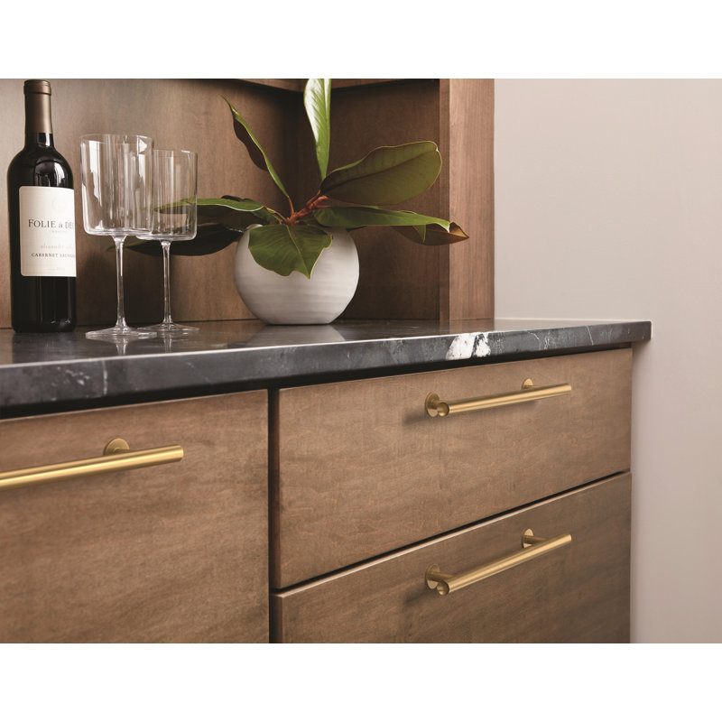 Radius Bar Pull, Champagne Bronze, 12.625"
