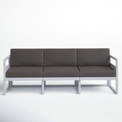 Larry 79" Wide Outdoor Patio Sofa with Sunbrella Cushions by AllModern