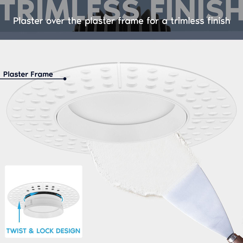 4 in. 15 W Dimmable LED Canless