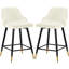 Swivel Velvet Upholstered Counter & Bar Stool With Solid Metal Frame-1912855099-1921254708-1929667204