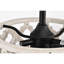 Ventilateur de plafond 12 pales en cage de 12,99 po avec télécommande et ensemble d'éclairage inclus Mica