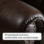 Fauteuil inclinable de salon avec rivet rétro-701038018
