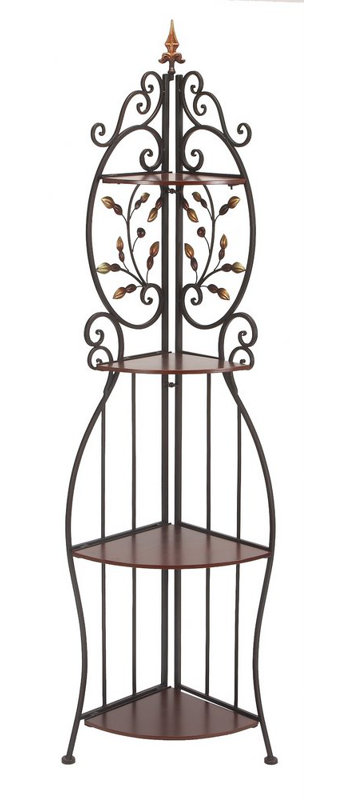 19'' Iron Corner Baker's Rack