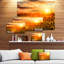 «Yellow Sunset over Sunflowers» - reproduction de photo sur toile tendue-1373125670-1362857598