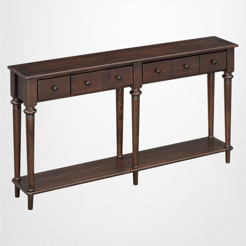 Console 59,8 po Donnovan, Noir antique
