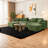 Modular Green Cloud Sectionals, Corduroy Comfort For Living Room