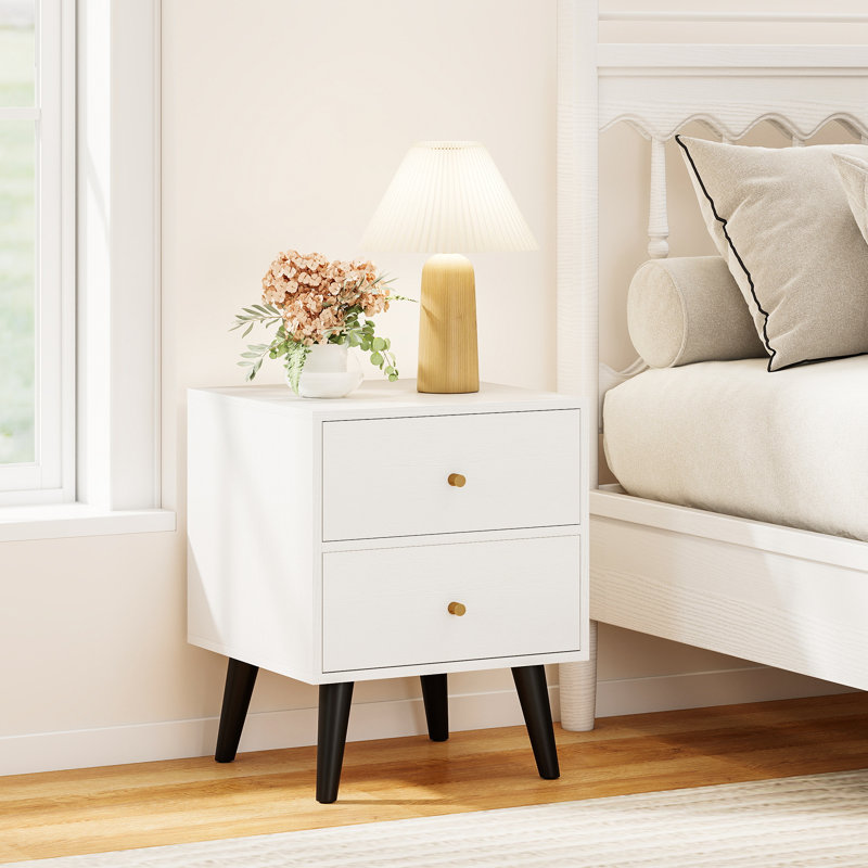39cm W Manufactured Wood Bedside Table