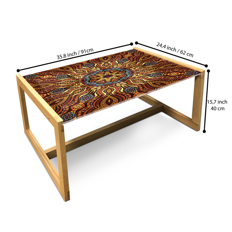 Ionas Sled Coffee Table, 90cm H x 62cm W x 40cm D