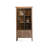 Retro Walnut Solid Wood Accent Cabinet