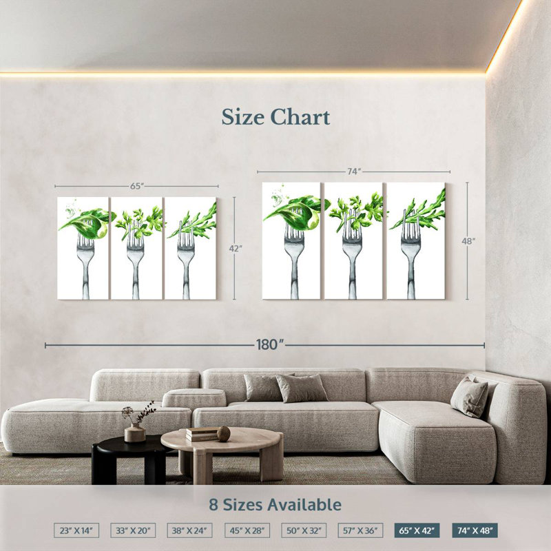 Yarlin Taste For Herbs, 42" H x 65" W
