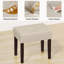 Tabouret de repose-pieds rectangulaire en cuir Nakendra-582534234-577916057
