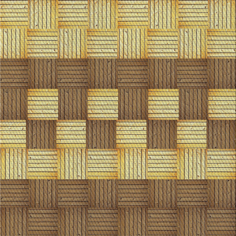Tapis de zone brune à motifs, Carré 4 pi