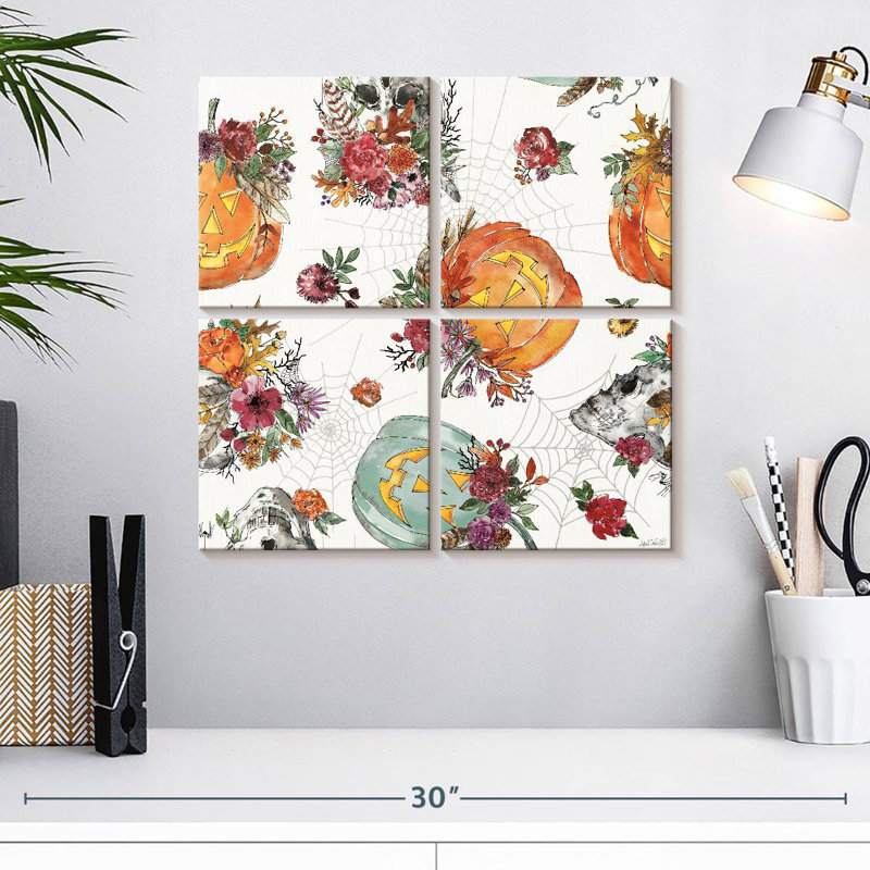 Motif de style effrayant Lelend I, H 18 po x l 18 po