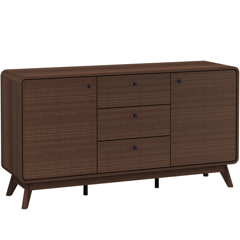 Salcombe 140 Cm Wide 3 Drawer Sideboard