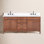 72" Carrara Marble Double Bathroom Vanity