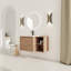 Meuble-lavabo mural avec lavabo en céramique blanche-1942419737