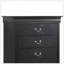 Charmant coffre de rangement traditionnel noir