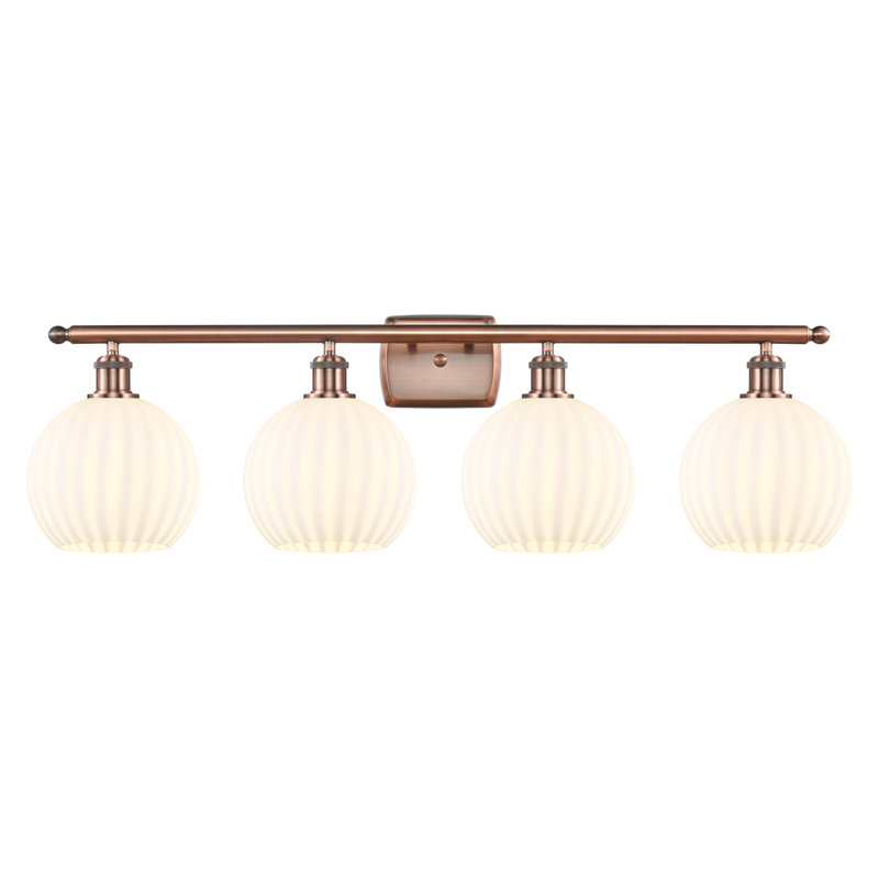 Beejay 4 - Light Dimmable Vanity Light, Antique Copper