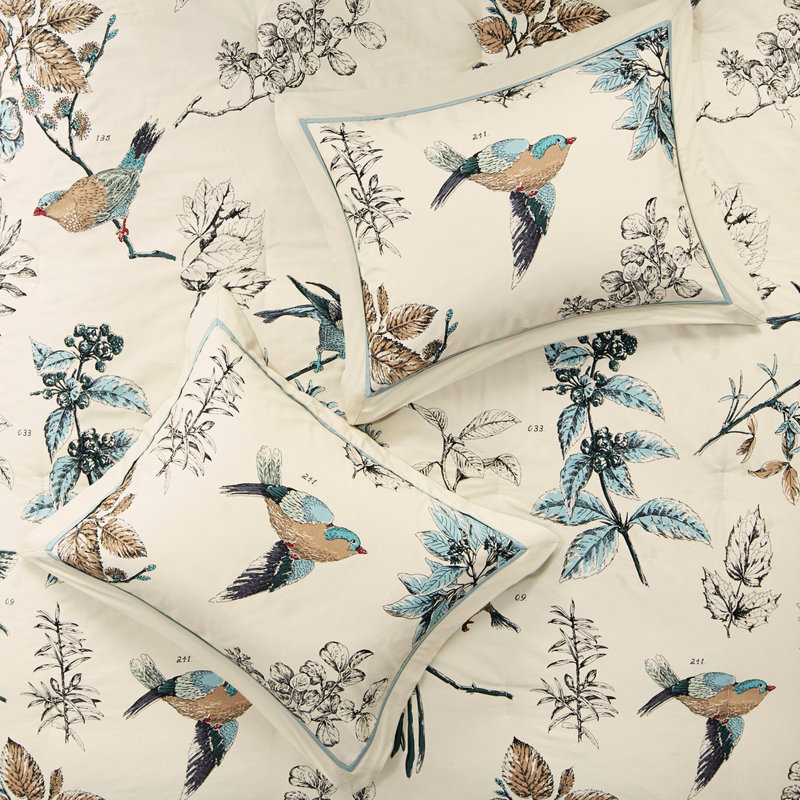 Édredon très grand kaki - 7 pièces de décoration en sergé de coton luxueux avec des pièces de literie, Édredon très grand
