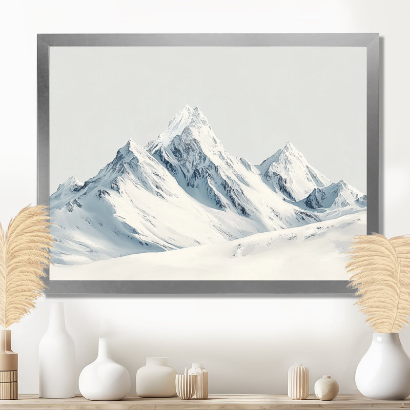 Gerarda - Landscapes Wall Art, Reproduction encadrée d'une seule photo, Argent argent, H 16 po x l 32 po