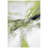 Rizer Abstract Gray/Green Area Rug-292379587