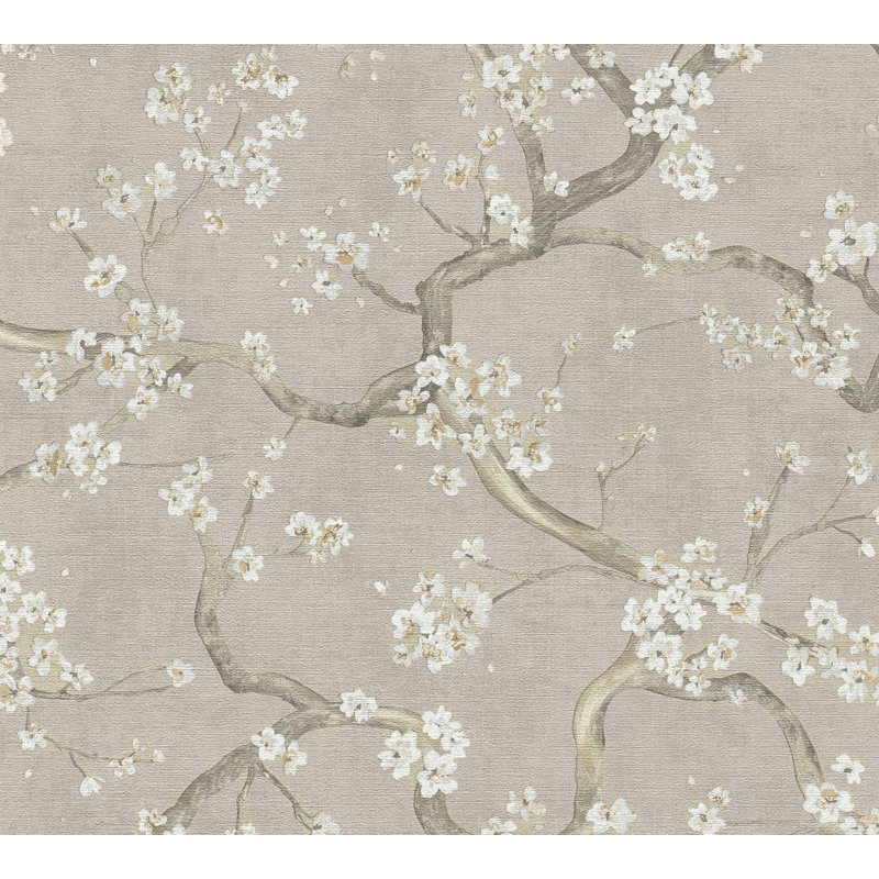 Galerie Horizon Cherry Blossom Wallpaper, Beige