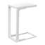 Table d'appoint, en forme de C, bout, côté, collation, salon, chambre à coucher, contemporain