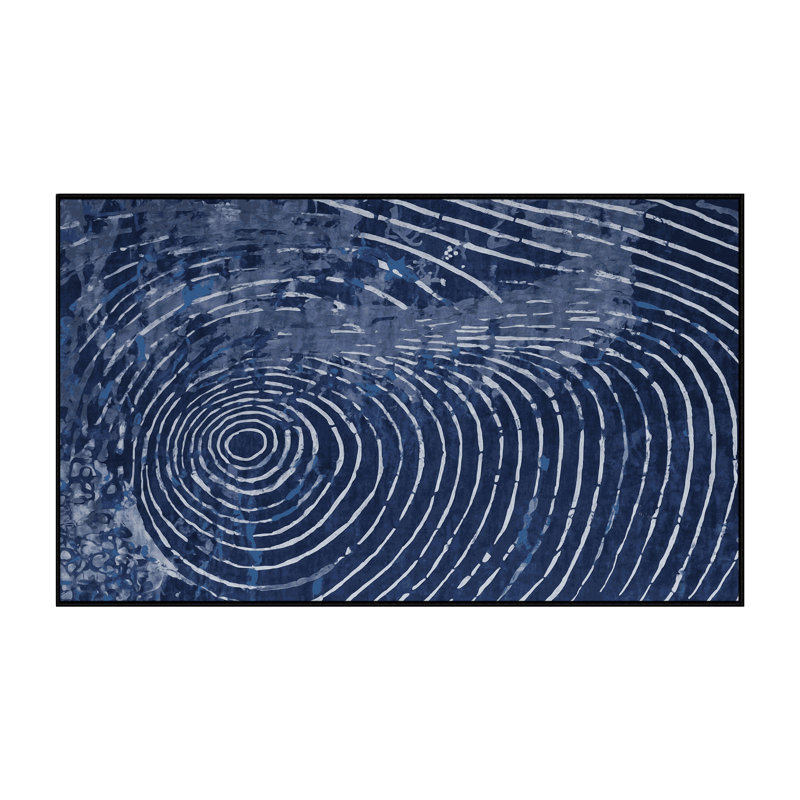 Tapis gris lavable à la machine, Rectangulaire 3 pi x 5 pi