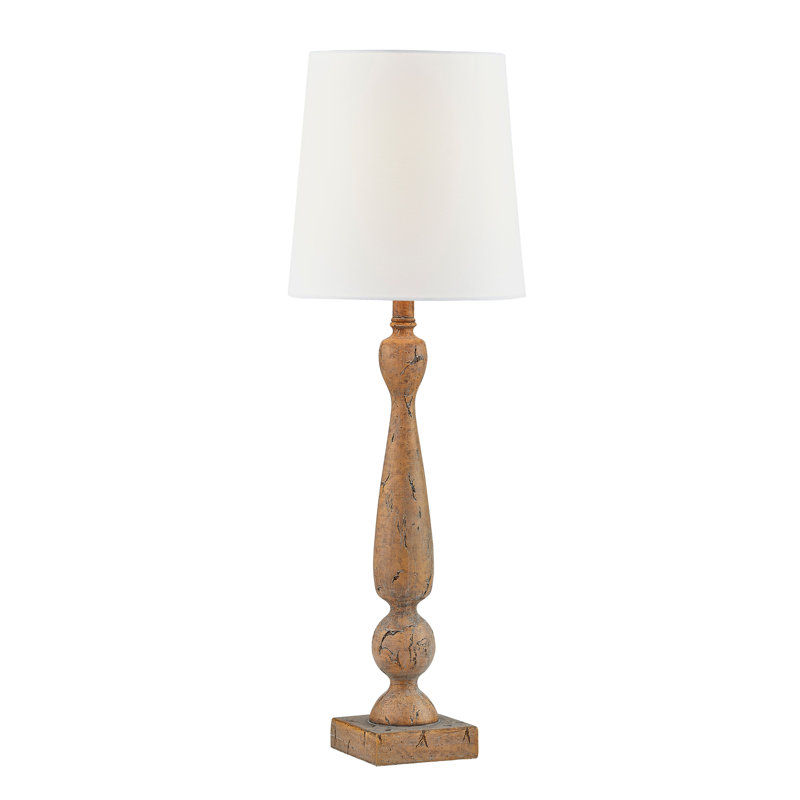 Rodd 32" Resin Table Lamp with Fabric Shade, Natural