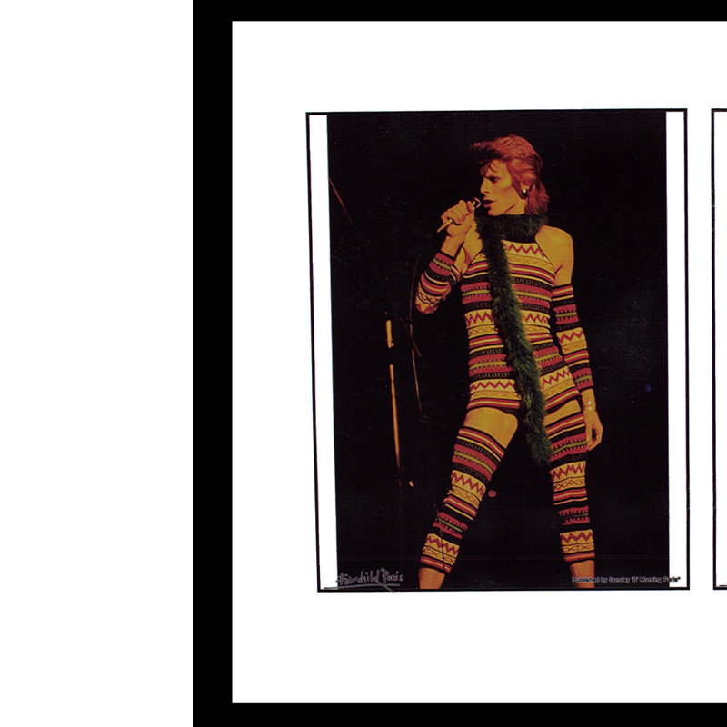 David Bowie Ziggy Stardust in All His Glory - photographie avec cadre